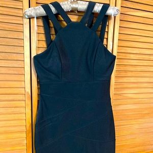 Emerald Sundae Black mini dress